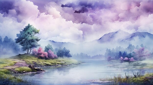 Watercolor Art background