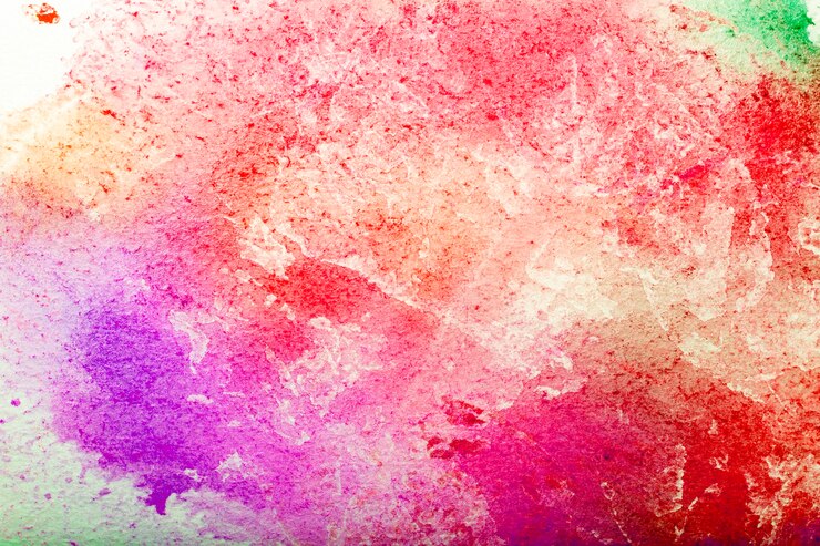 Watercolor background blue brush strokes of watercolor paint on white paper high quality photo