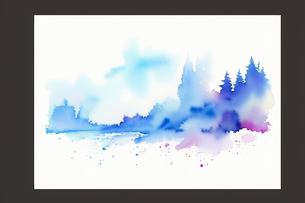 Watercolor background splash ink shading design element minimalist style of chinese ink painting