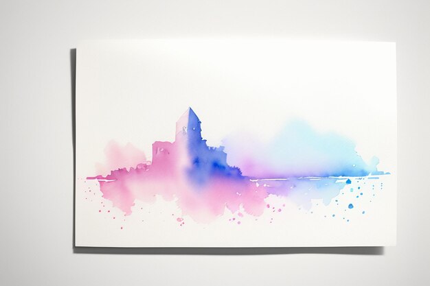 Watercolor background splash ink shading design element minimalist style of Chinese ink painting