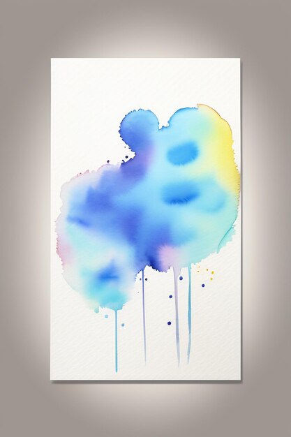 Watercolor background splash ink shading design element minimalist style of Chinese ink painting