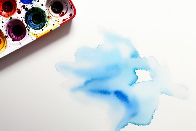 Watercolor background splash ink shading design element minimalist style of Chinese ink painting