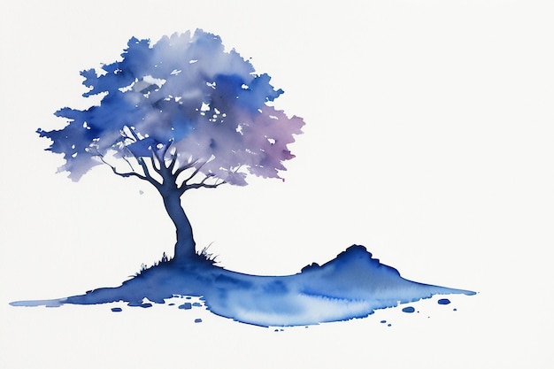 Watercolor background splash ink shading design element minimalist style of Chinese ink painting