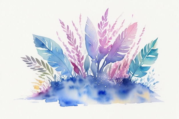 Watercolor background splash ink shading design element minimalist style of Chinese ink painting