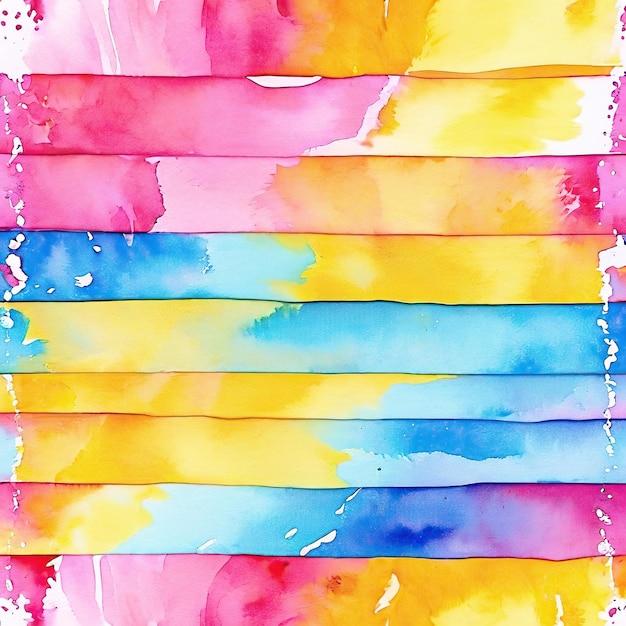 watercolor background with colored stripes