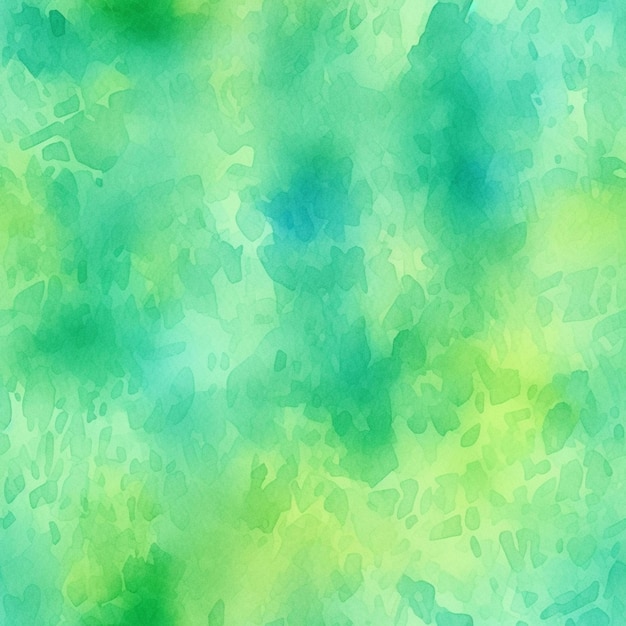 緑と青の背景を持つ水彩画の背景。