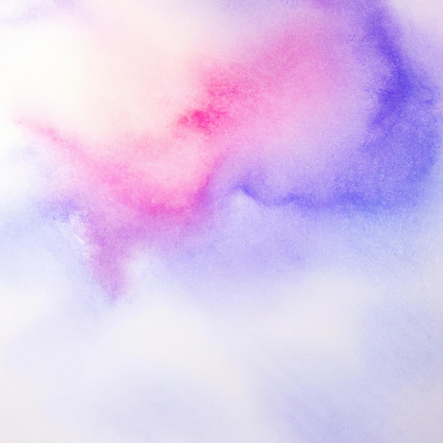 Watercolor background with a pink and blue background.