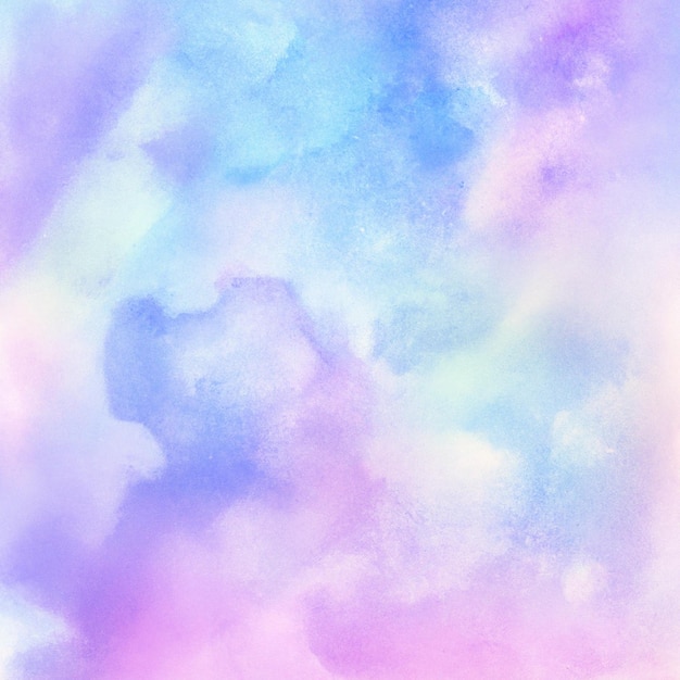 Watercolor background with a pink and blue background