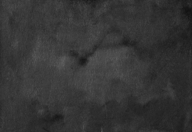 水彩の黒の背景。モノクロの暗い背景、手描き