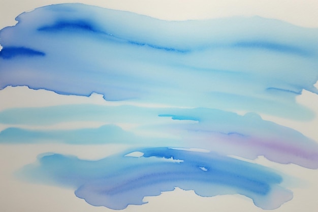 Watercolor Blue Abstract Background