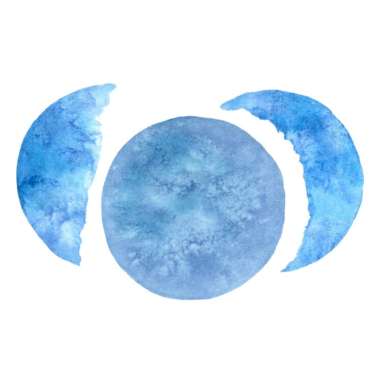 Photo watercolor blue crystal iceberg with transparency texture for template clipart for winter holidays