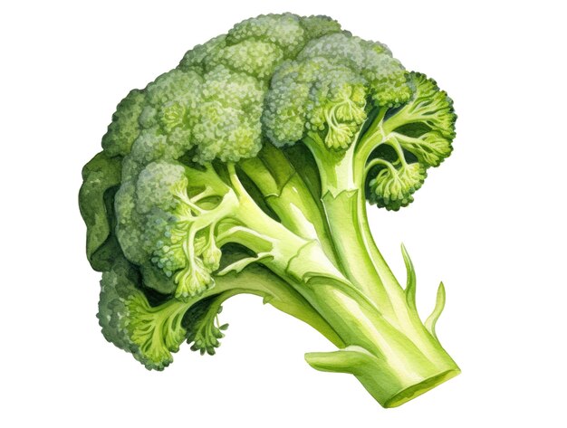 Watercolor Broccoli