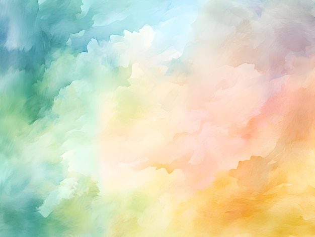 明るいランダムな色のスタイルの背景クリップアートに水彩ブラシ ストローク