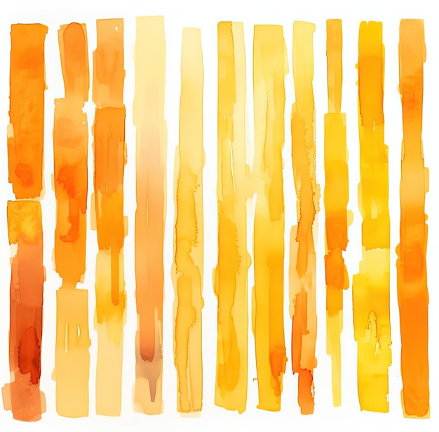 Foto pennello acquerello con pigmenti arancione pennelli pigmento