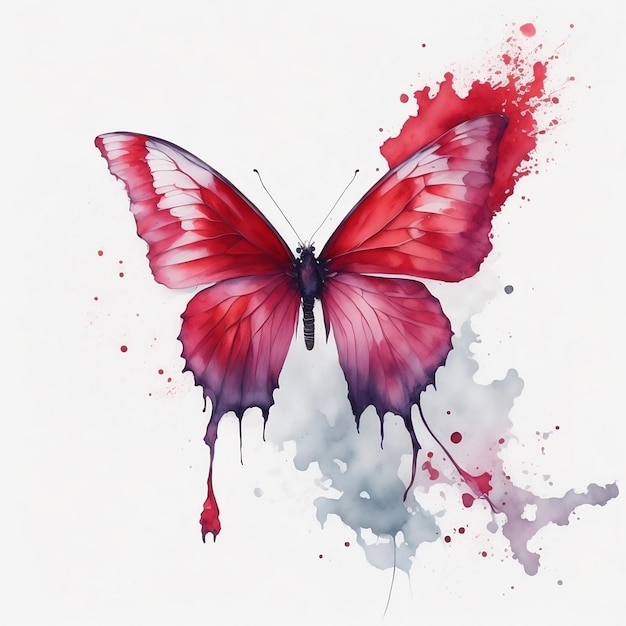 watercolor butterfly clipart