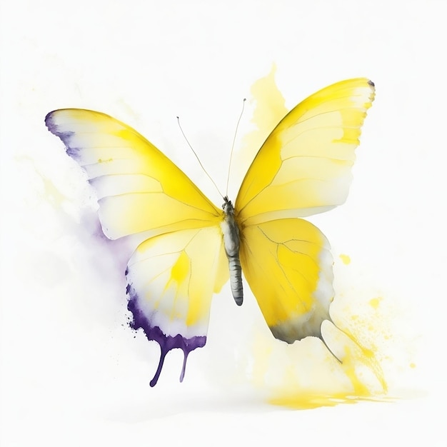 watercolor butterfly clipart