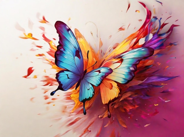 Watercolor butterfly