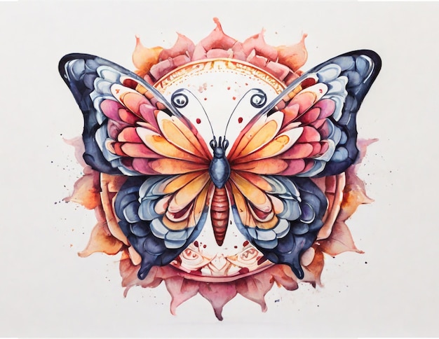 Watercolor butterfly