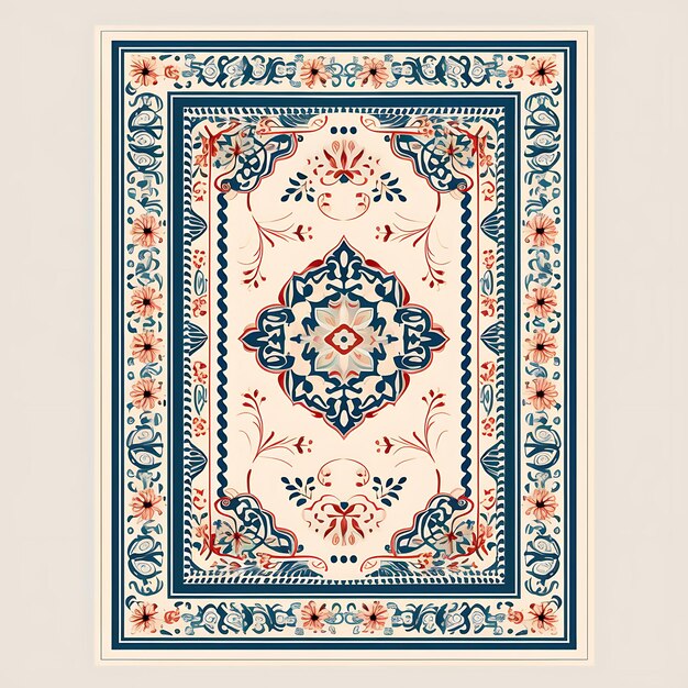 Watercolor Carpet and Rug Designs Artistic Digital Prints for Creative Home Decor