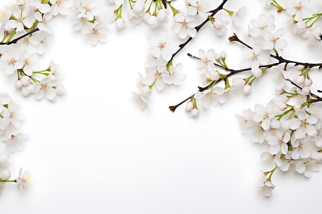 watercolor cherry blossom flower blooming background blossoms decoration weeding invitation template
