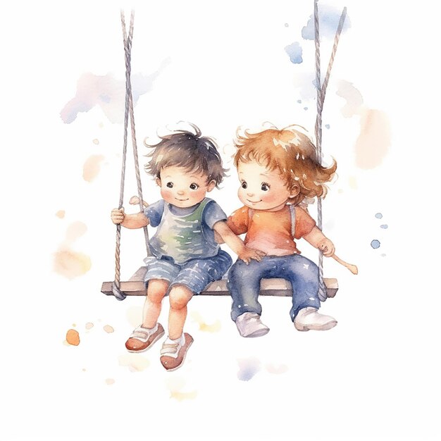 Watercolor Childrens Illustration