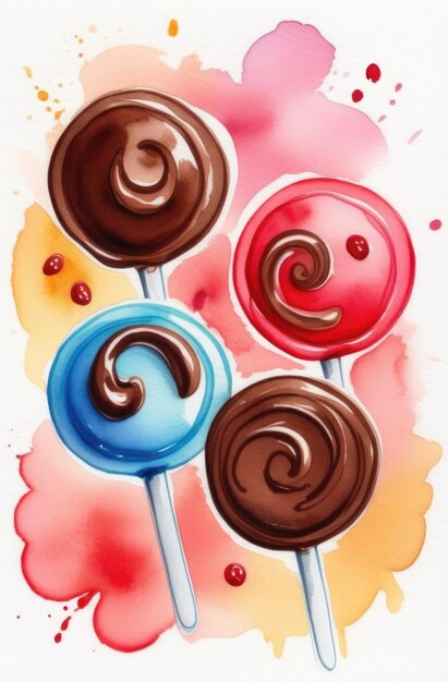 Watercolor Chocolate