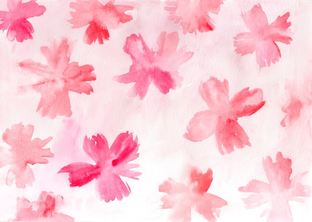 Watercolor creative floral texture. Artistic hand painted colorful background.