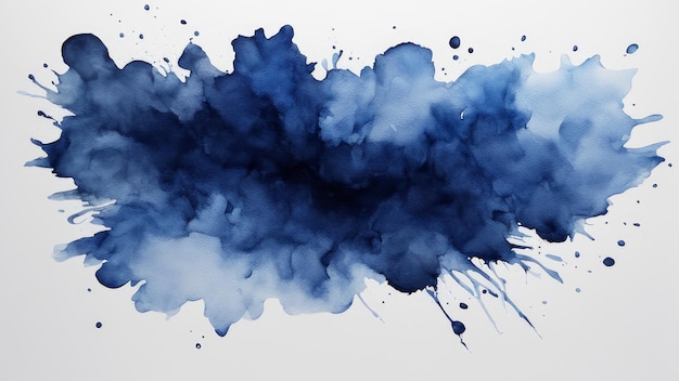 watercolor darkblue color background