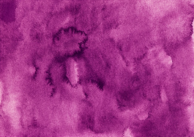 Акварель темно-малиновый фон текстуры, ручная роспись. Старый акварельный винтажный фон цвета розы.