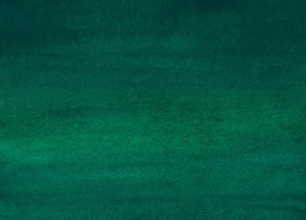 Watercolor deep green ombre background