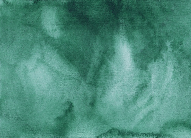 Акварель глубоководная зеленая фоновая живопись