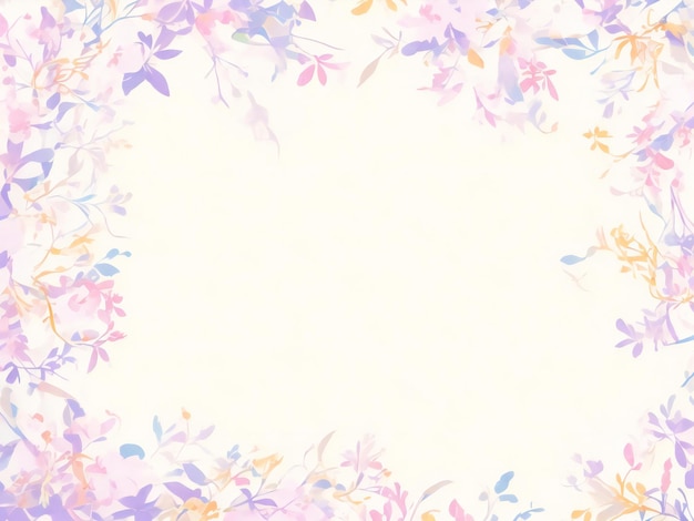 Watercolor digital lavender background ai generated