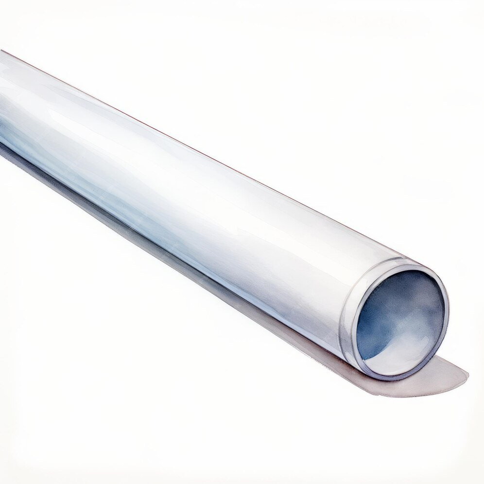 Premium AI Image Watercolor Drawing Of Tube On Plain White Background