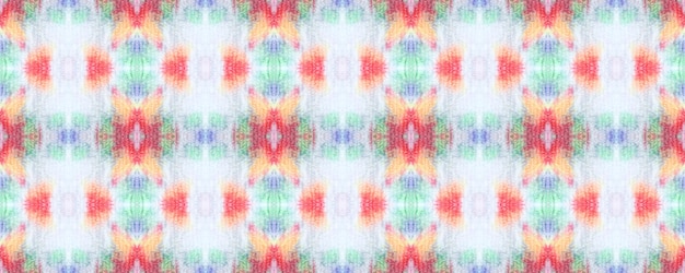 수채화 민족 디자인. 파란색, 회색, 빨간색 파스텔 재미있는 사각형 Ikat Rapport. 민족 원활한 패턴입니다. 페인트 브러시 아즈텍 배경입니다. 킬림 러그 랜덤 텍스처. 쉐브론 기하학 수영복 패턴.