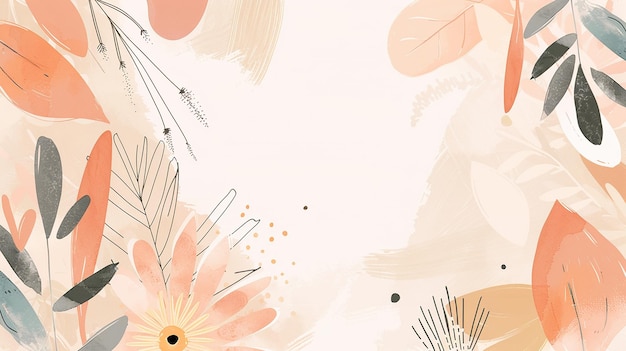 watercolor flat element abstract background