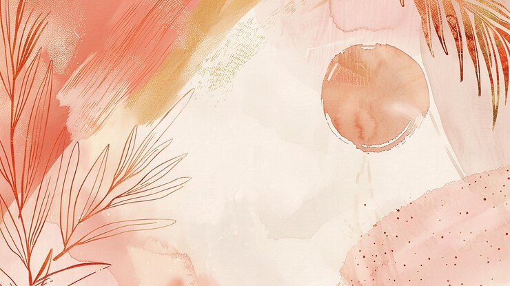 Photo watercolor flat element abstract background