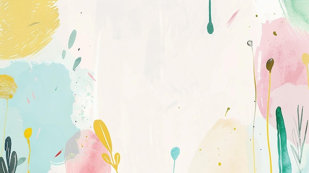 watercolor flat element abstract background