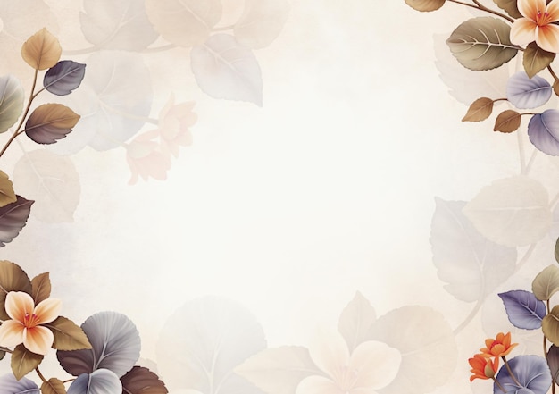 watercolor floral background