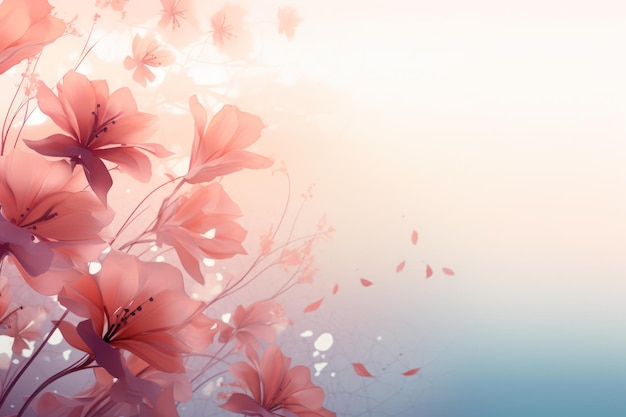 watercolor floral background