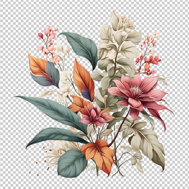Photo watercolor floral flower design wedding card design plate design