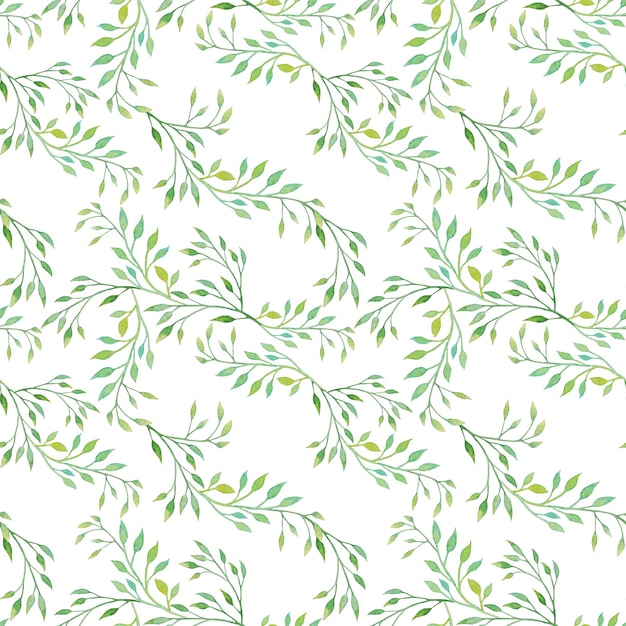 Photo watercolor floral seamless pattern