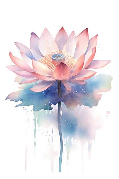 watercolor flower art