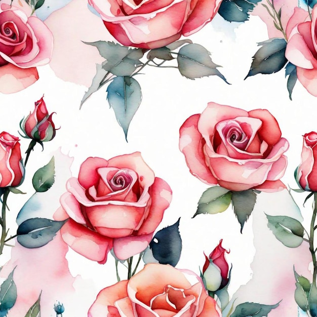 watercolor flower background