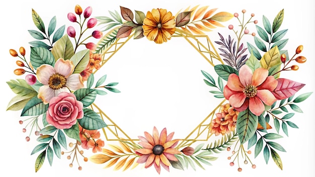 watercolor flower background