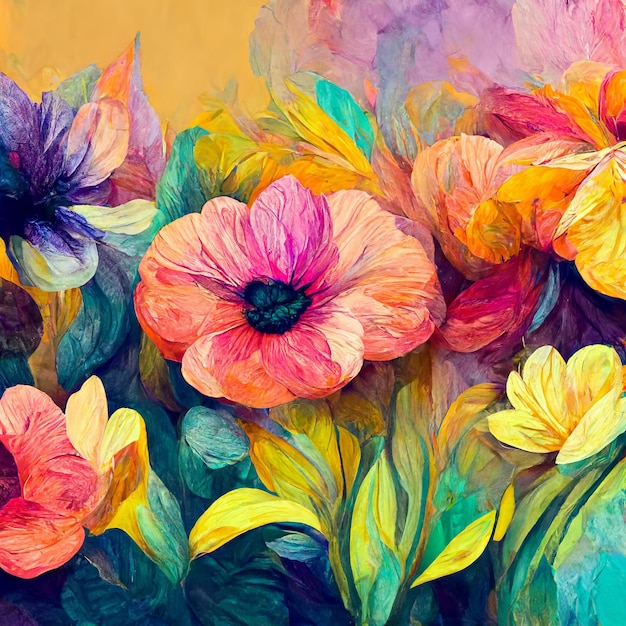 Watercolor Flower Painting