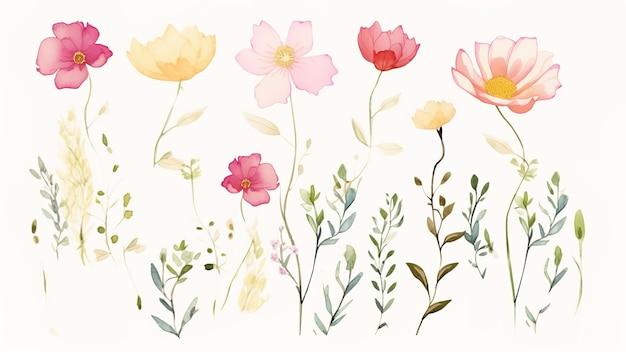 watercolor flower painting