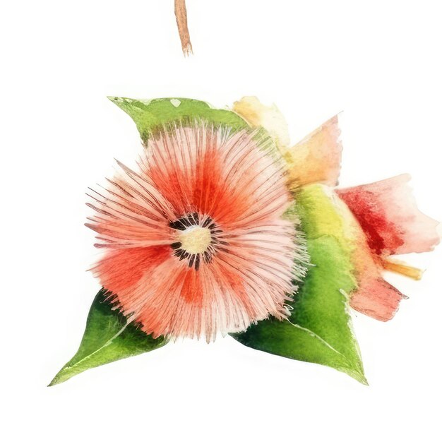 Watercolor flower watercolor floral color graphic img watercolor image with white background