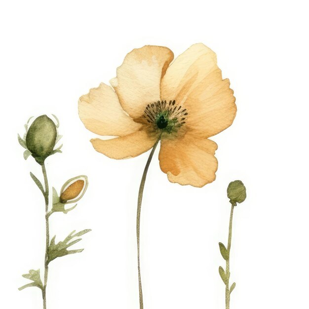 Watercolor Flower Watercolor Floral color graphic img Watercolor Image with White background