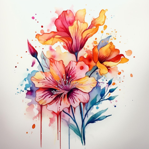 Watercolor Flower