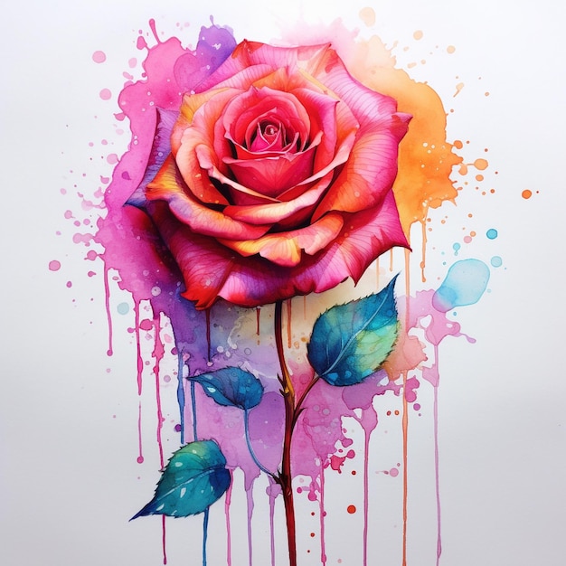 Watercolor Flower